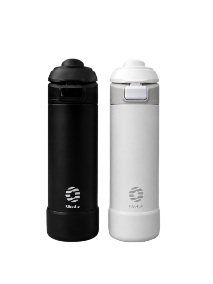 Bundle of 2 710ml magnetic phone holder water bottle